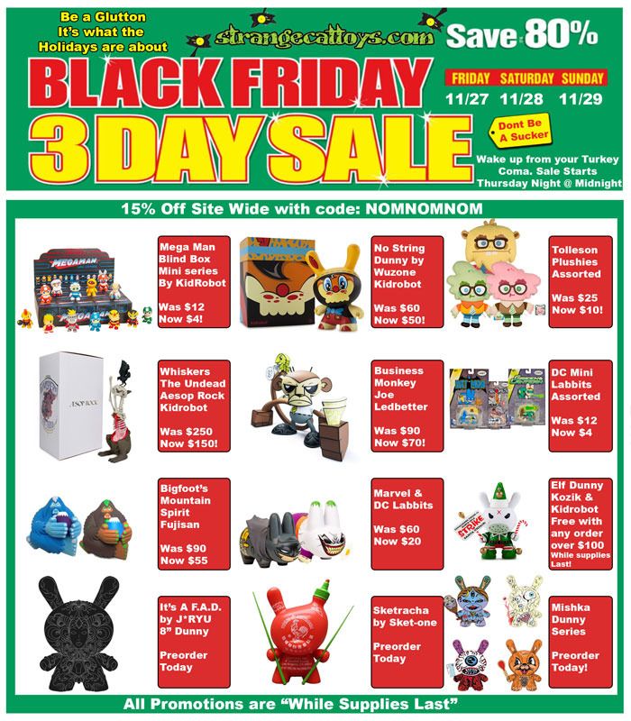 Strangecat Toys announces a HUGE Black Friday sale!!! SpankyStokes